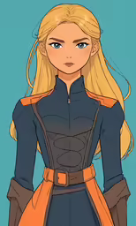 the princess aurora is looking very pretty with long blonde hair