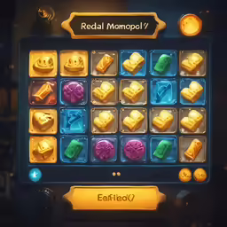 a game interface that has several items inside