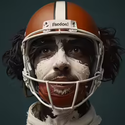 an image of a man wearing a football helmet