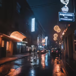 the city is very rainy in this big city