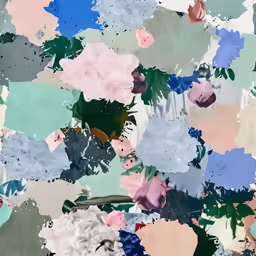 flowers on a wall with water and dirt