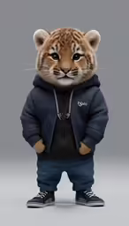 a close up of a small child wearing an outfit