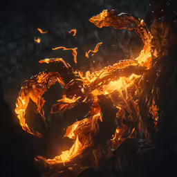 this is an artistic fireball photo taken in the dark