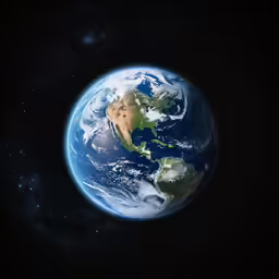 the earth from space showing india, north africa and west africa