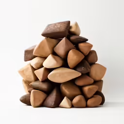 some rocks stacked up to make a pyramid
