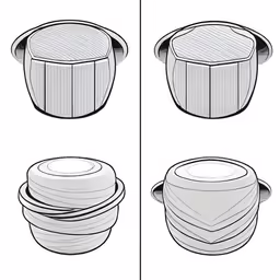 the process to fold a circular steamer basket