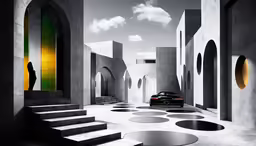 the new sports car is seen in a futuristic style