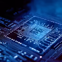 a digital print overlaid with electronic chip