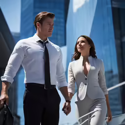 an image of a man and woman walking together