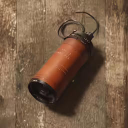 an old light hanging from the side of a wooden wall