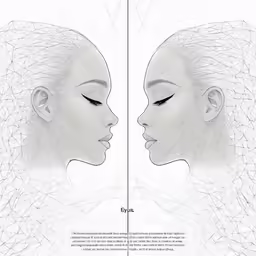 an image of two women facing each other