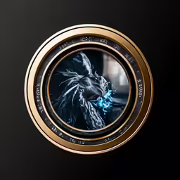 a clock face with a fire and ice design