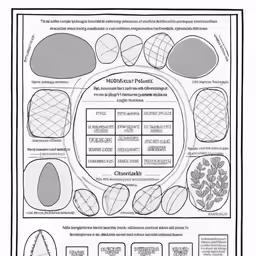 a diagram of different plant parts