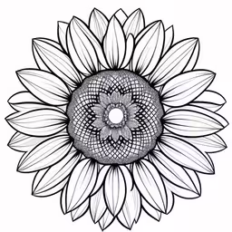 /tmp/FOOaG7ISN.jpg = the sunflower with its intricate design is depicted in black and white
,/tmp/FOOaG7ISN.jpg = an ink art sunflower with large leaves on it
,/tmp/FOOaG7ISN.jpg = a drawing of a large sunflower that is very detailed
,/tmp/FOOaG7ISN.jpg = the image shows an ornately detailed black and white flower
,/tmp/FOOaG7ISN.jpg = an ornate black and white sunflower, with large petals
,/tmp/FOOaG7ISN.jpg = a sunflower coloring page with the center of a flower
,/tmp/FOOaG7ISN.jpg = the black and white sunflower with many petals
