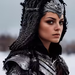an image of a woman dressed in costume
