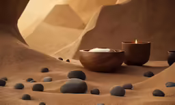 the rocks on the beach are made from wood