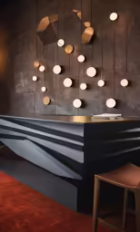 this is a modern and unique counter top