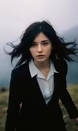 an image of a woman with long black hair