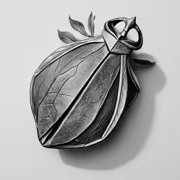 a leaf - shaped item is on a table