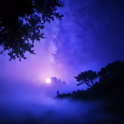 a picture that shows the sky with the stars
