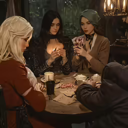 the women are sitting at a table together eating pizza and drinking