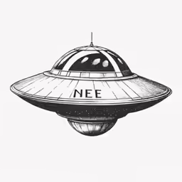 an image of an alien ship with a message on it