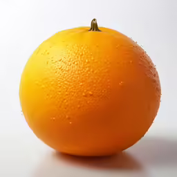 an orange on the table ready to be used
