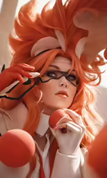 a woman that is dressed in a costume