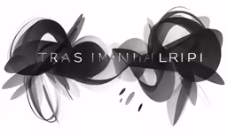 the logo for trash minimaltrip, an art project