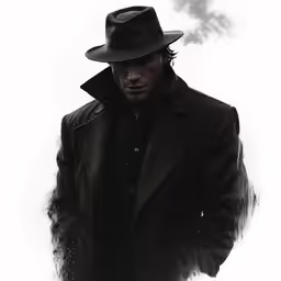 a man wearing a jacket and hat