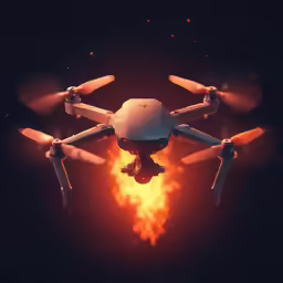 the first person view of a small flying object