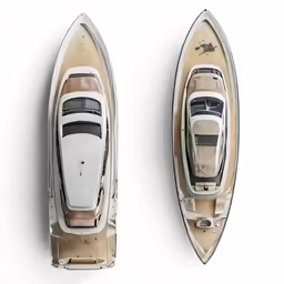 a small boat shaped like a fish
