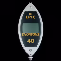 a metal scale displays the time for an event