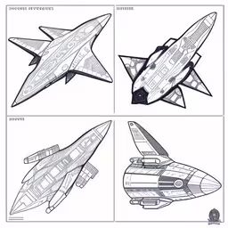an illustration depicting four airplanes on different levels