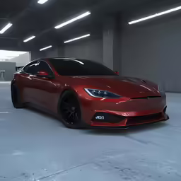 the new tesla model s sedan has just arrived