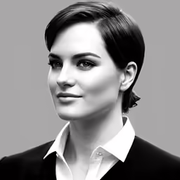 the actress in black and white