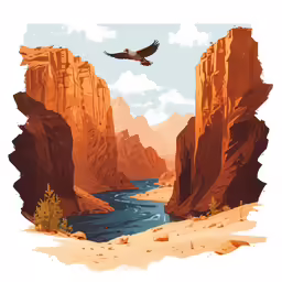 an eagle is flying over a mountainous mountain range