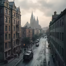 there is a view of a city from a high angle