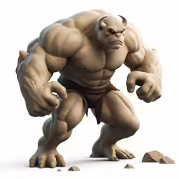 an animated creature in different poses
