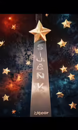 a tall star on top of the top of a tower