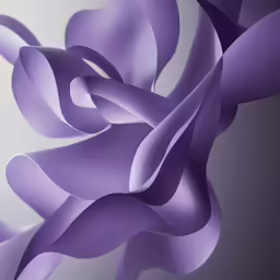 a close up shot of purple ribbons and material