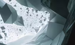 an abstract photo of a pattern of white fabric and white paper