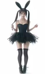 an image of a woman in a bunny costume