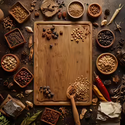 some kind of food with utensils and other small objects