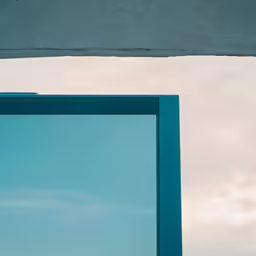 a bird sitting on a framed piece of a window