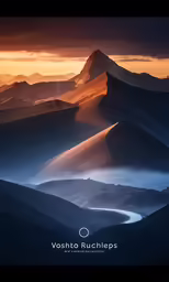 view of mountains in the distance from atop a mountain
