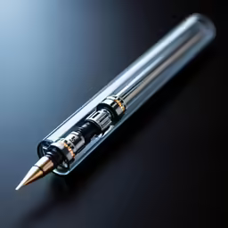 the writing pen is not yet in the photograph