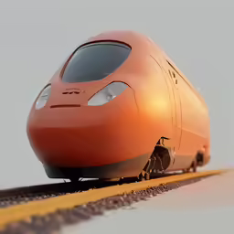 this is an image of a futuristic train