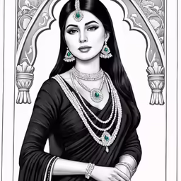 an image of the artist in india