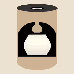 a roll of toilet paper with a white bowl in the middle of it,a paper towel dispenser on a brown wall,an illustration of a toilet paper dispenser,a roll of toilet paper next to a coffee mug,a toilet roll is shown with the paper roller sticking out